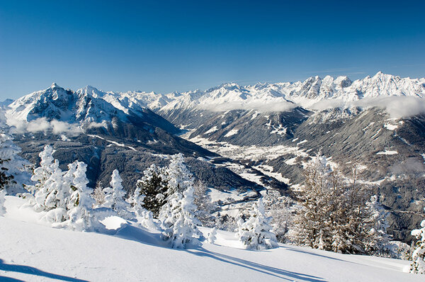 Das Stubaital im Winter Stubaital im Winter